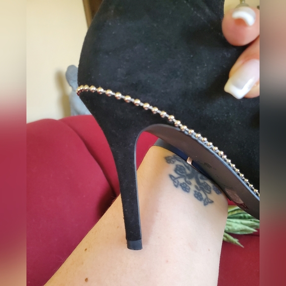 Coach Black Suede Whitny Womens Bootie size 8 - Picture 3 of 5